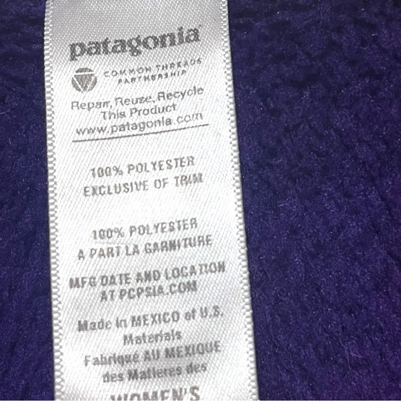 Patagonia Purple Fleece Vest - Picture 8 of 9